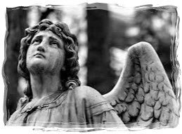 mourning angel-framed