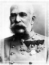 francis joseph bw-framed