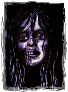 paranormal banshee clseup-framed