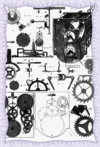 steampunk clocks 3-framed