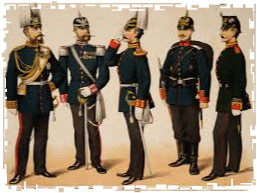 war games german army  1888 framed