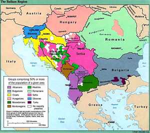 empire map balkans map