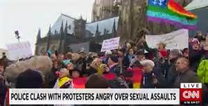 crusades water cannon protestors